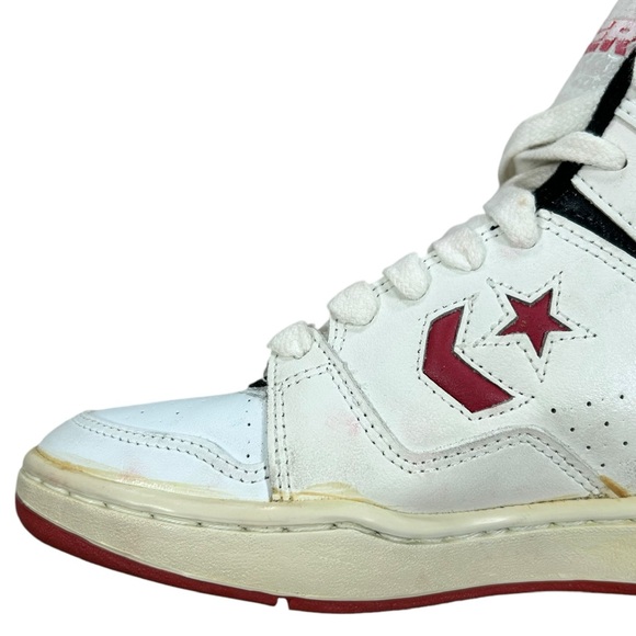VTG 80s Converse NBA Basketball Chicago Bulls Sneakers Size 6.5 Right Shoe Only - Picture 7 of 16